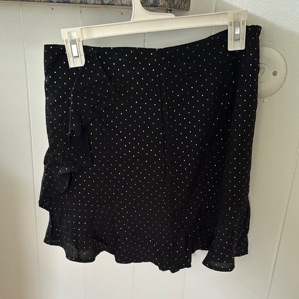 Black Polka Dot Skirt